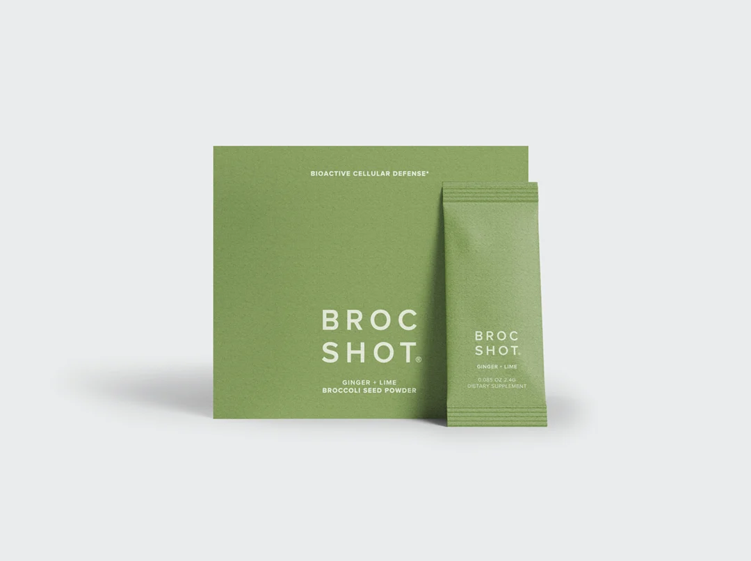 Ginger + Lime Broc Shot