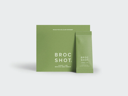 Ginger + Lime Broc Shot